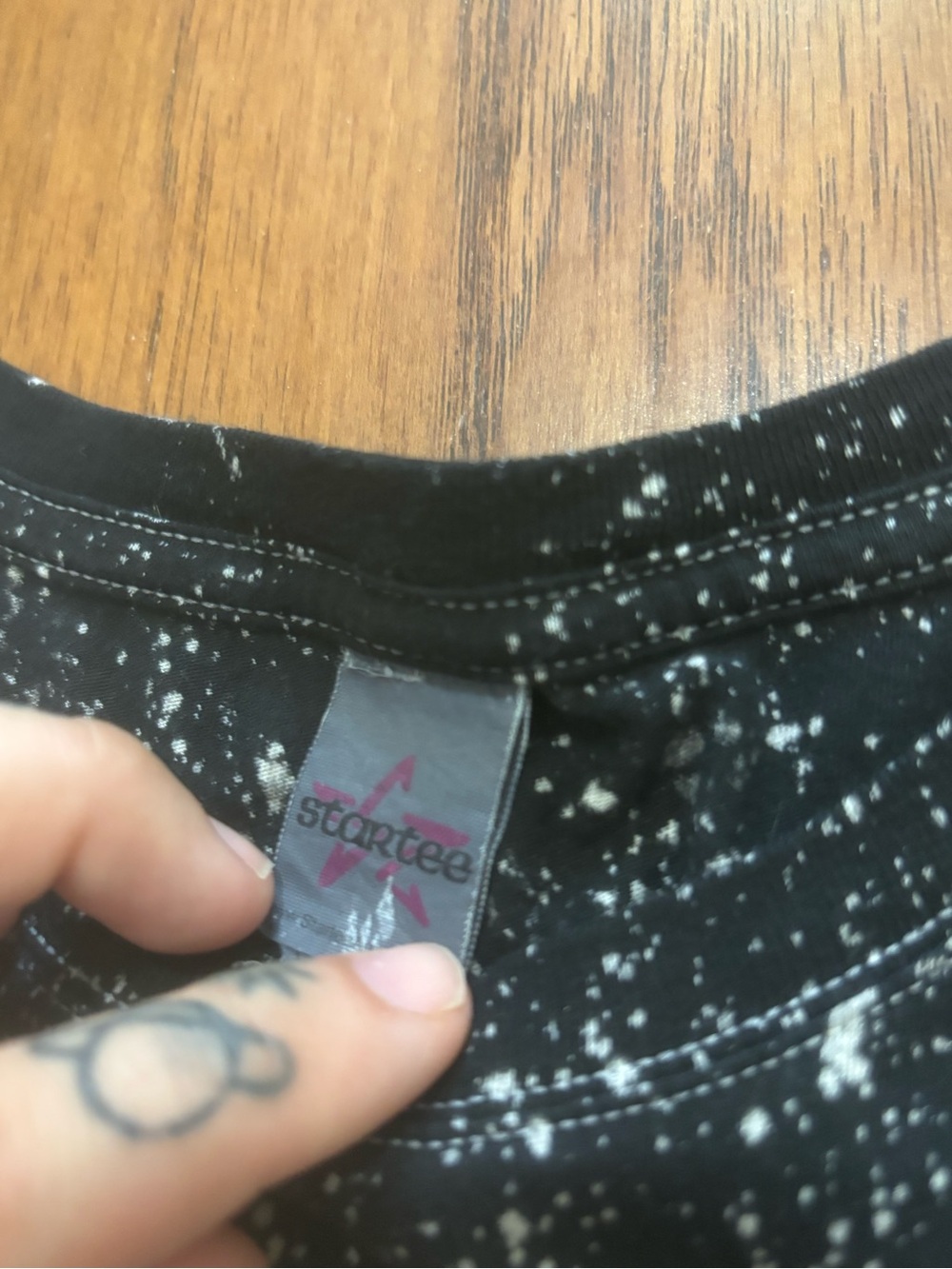 My Chemical Romance The Black Parade Bleach Splatter Graphic Tee Sm Fitted - Picture 3 of 9